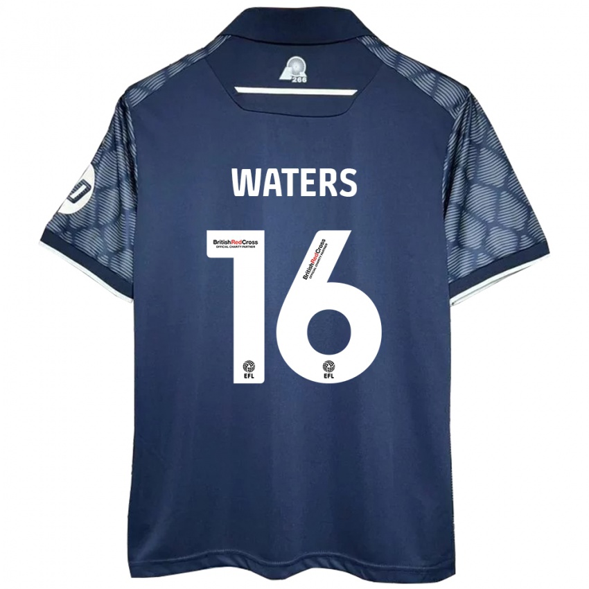 Dětské Billy Waters #16 Černý Daleko Hráčské Dresy 2024/25 Dres