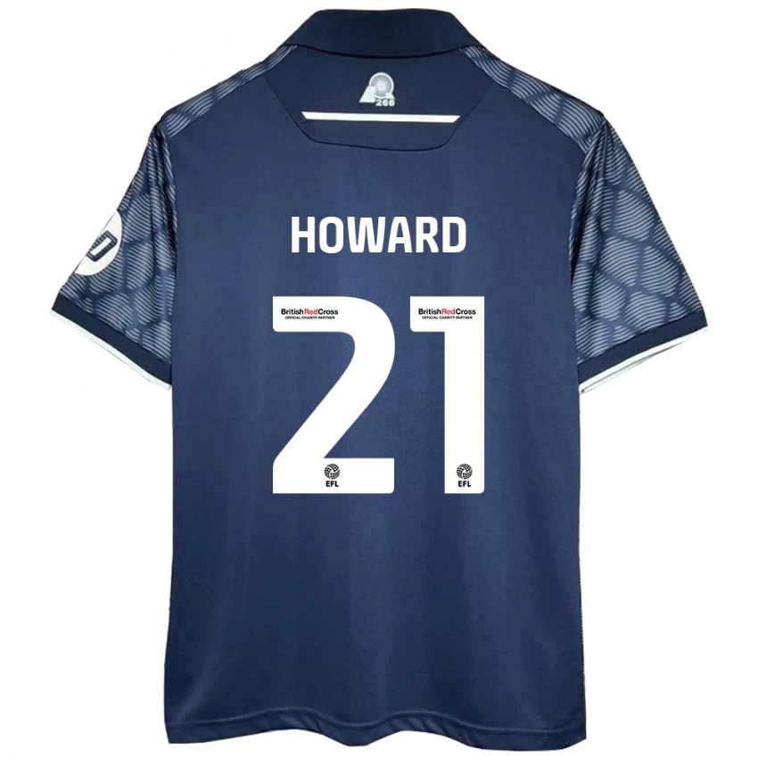 Dětské Mark Howard #21 Černý Daleko Hráčské Dresy 2024/25 Dres