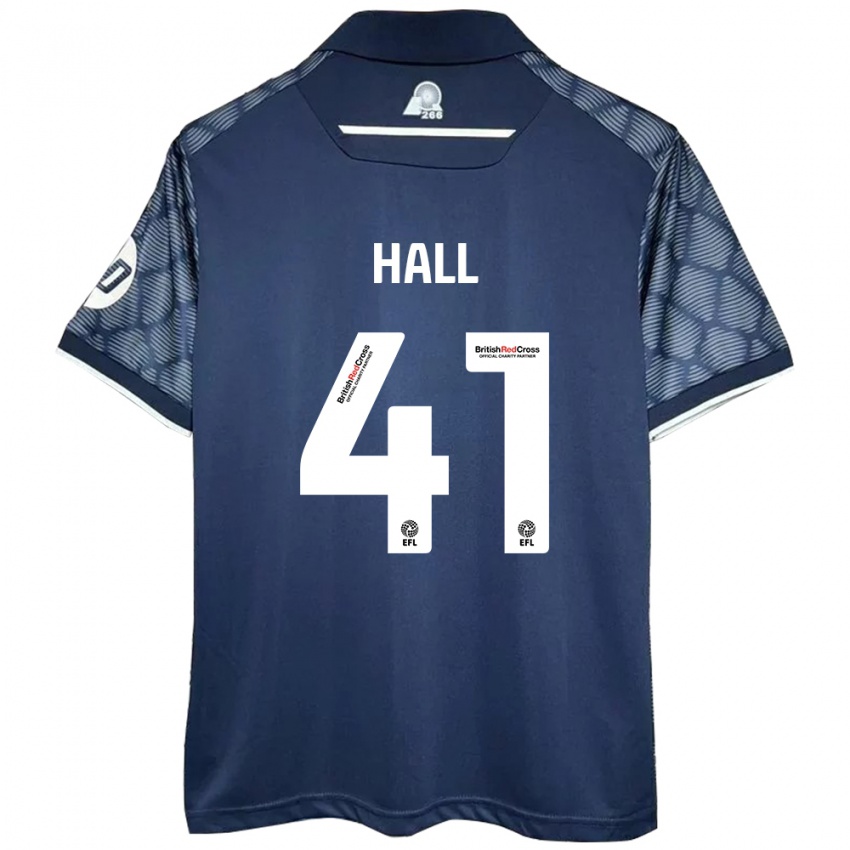 Dětské Liam Hall #41 Černý Daleko Hráčské Dresy 2024/25 Dres