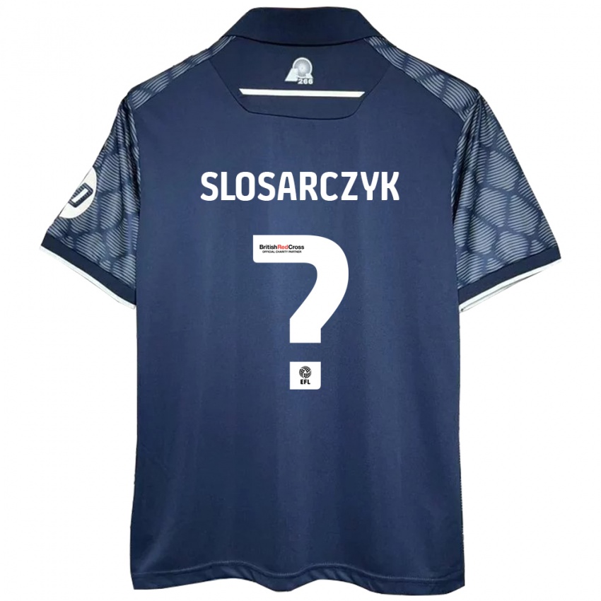 Dětské Nikolas Slosarczyk #0 Černý Daleko Hráčské Dresy 2024/25 Dres