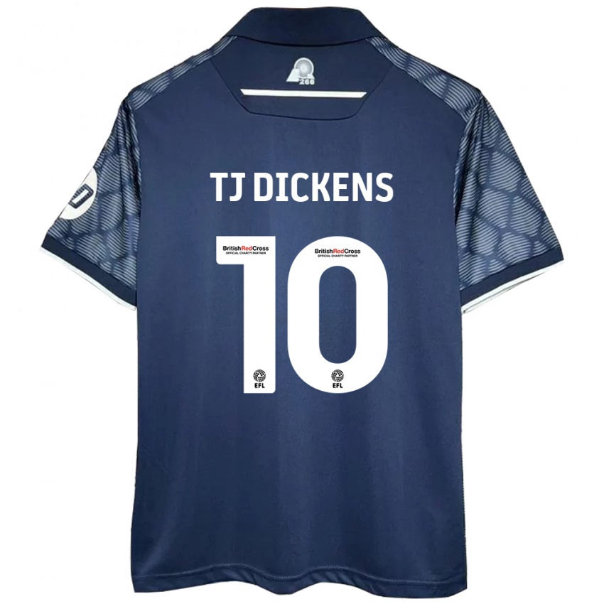 Dětské Tonicha Tj Dickens #10 Černý Daleko Hráčské Dresy 2024/25 Dres