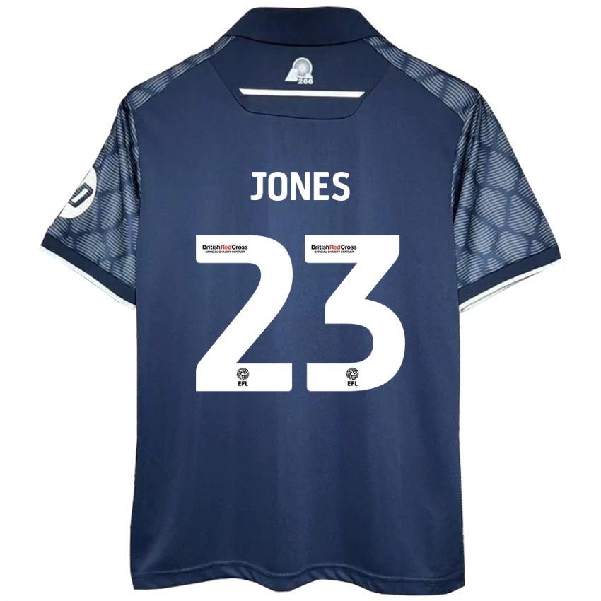 Dětské Ruby Jones #23 Černý Daleko Hráčské Dresy 2024/25 Dres