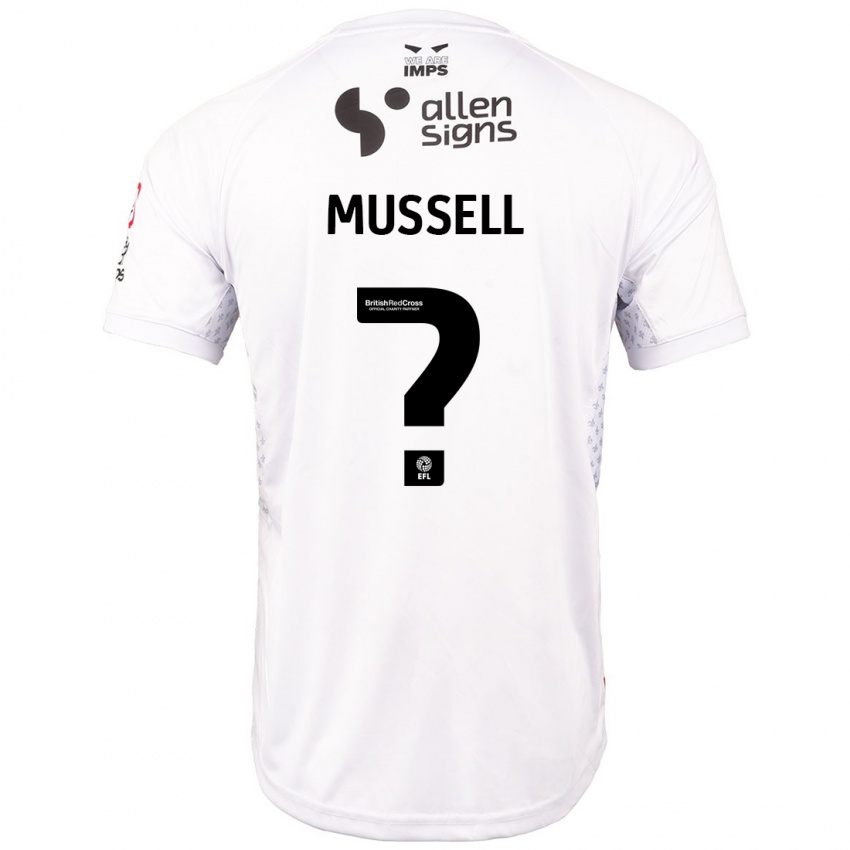 Dětské Theo Mussell #0 Červená Bílá Daleko Hráčské Dresy 2024/25 Dres