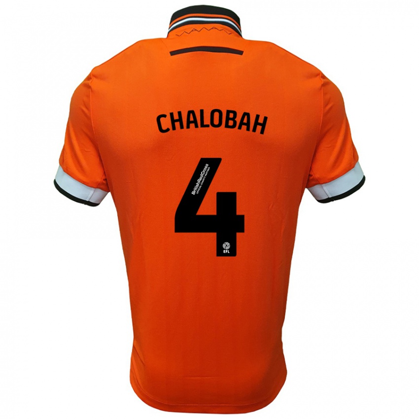 Dětské Nathaniel Chalobah #4 Oranžová Bílá Daleko Hráčské Dresy 2024/25 Dres