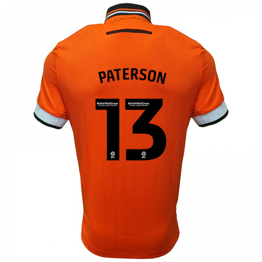 Dětské Callum Paterson #13 Oranžová Bílá Daleko Hráčské Dresy 2024/25 Dres