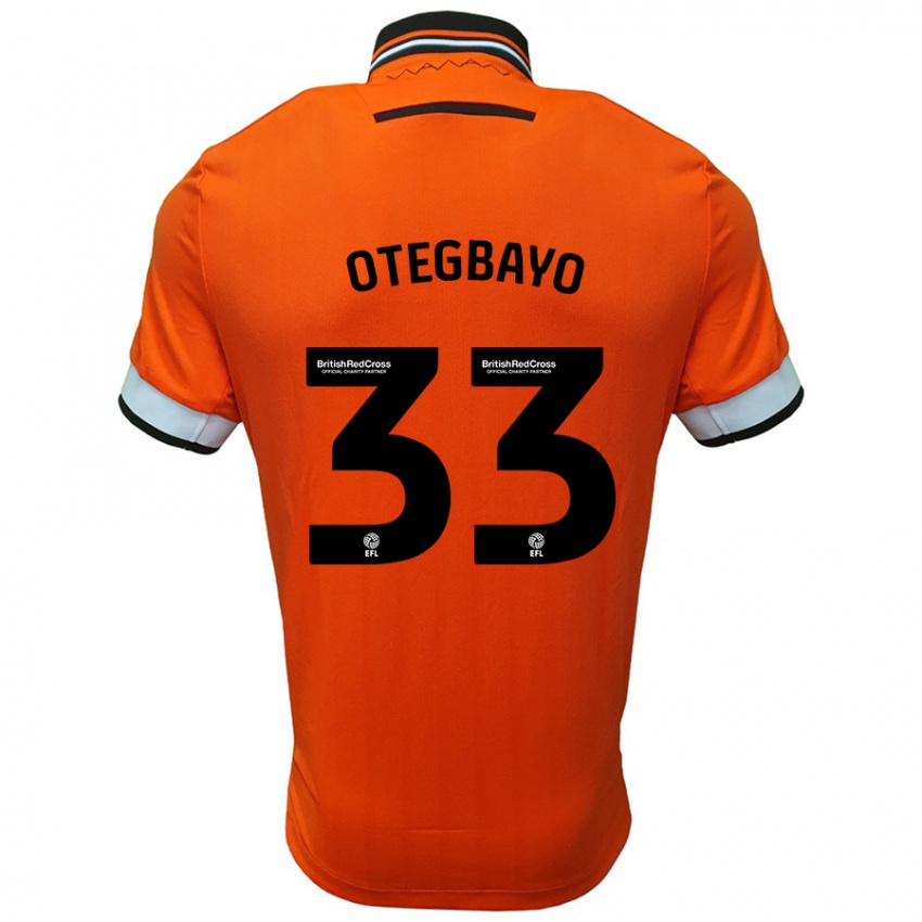 Dětské Gabriel Otegbayo #33 Oranžová Bílá Daleko Hráčské Dresy 2024/25 Dres