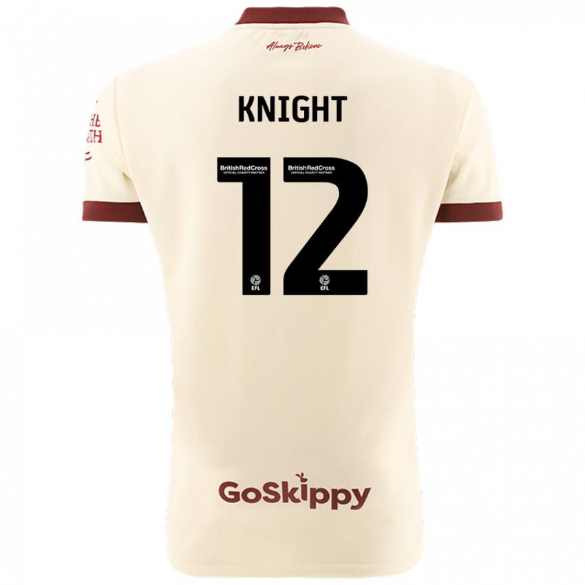 Dětské Jason Knight #12 Krémově Bílá Daleko Hráčské Dresy 2024/25 Dres