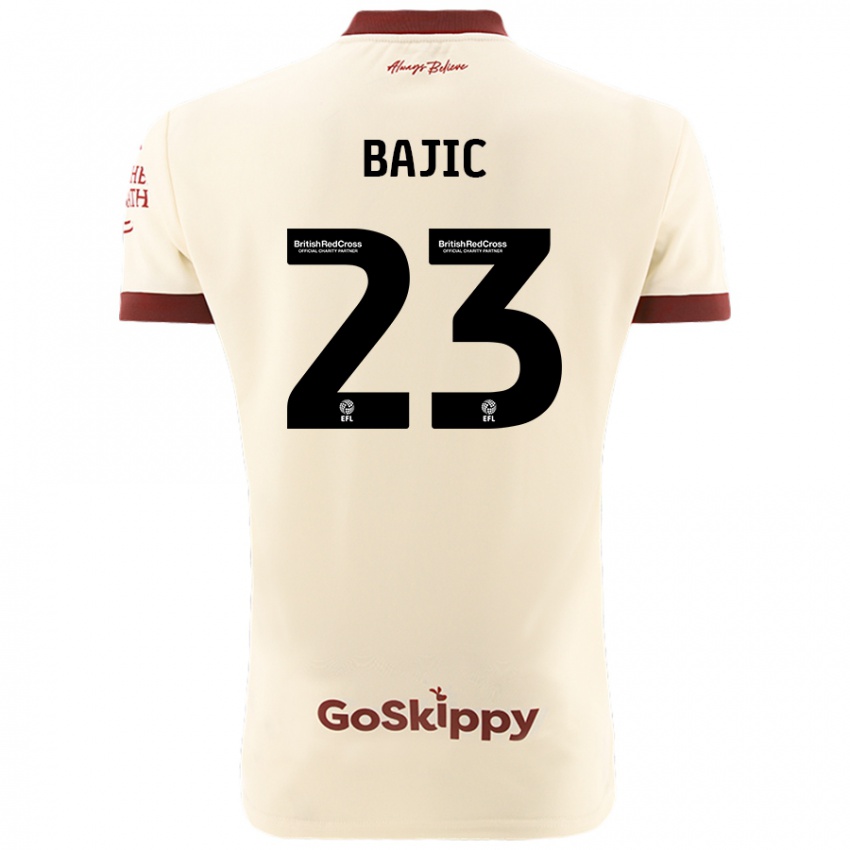 Dětské Stefan Bajic #23 Krémově Bílá Daleko Hráčské Dresy 2024/25 Dres