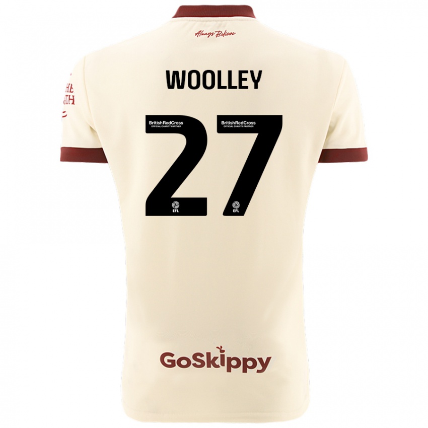 Dětské Jesse Woolley #27 Krémově Bílá Daleko Hráčské Dresy 2024/25 Dres