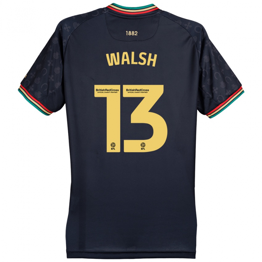 Dětské Joe Walsh #13 Tmavě Tmavě Modrá Daleko Hráčské Dresy 2024/25 Dres