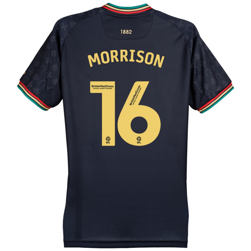 Dětské Liam Morrison #16 Tmavě Tmavě Modrá Daleko Hráčské Dresy 2024/25 Dres