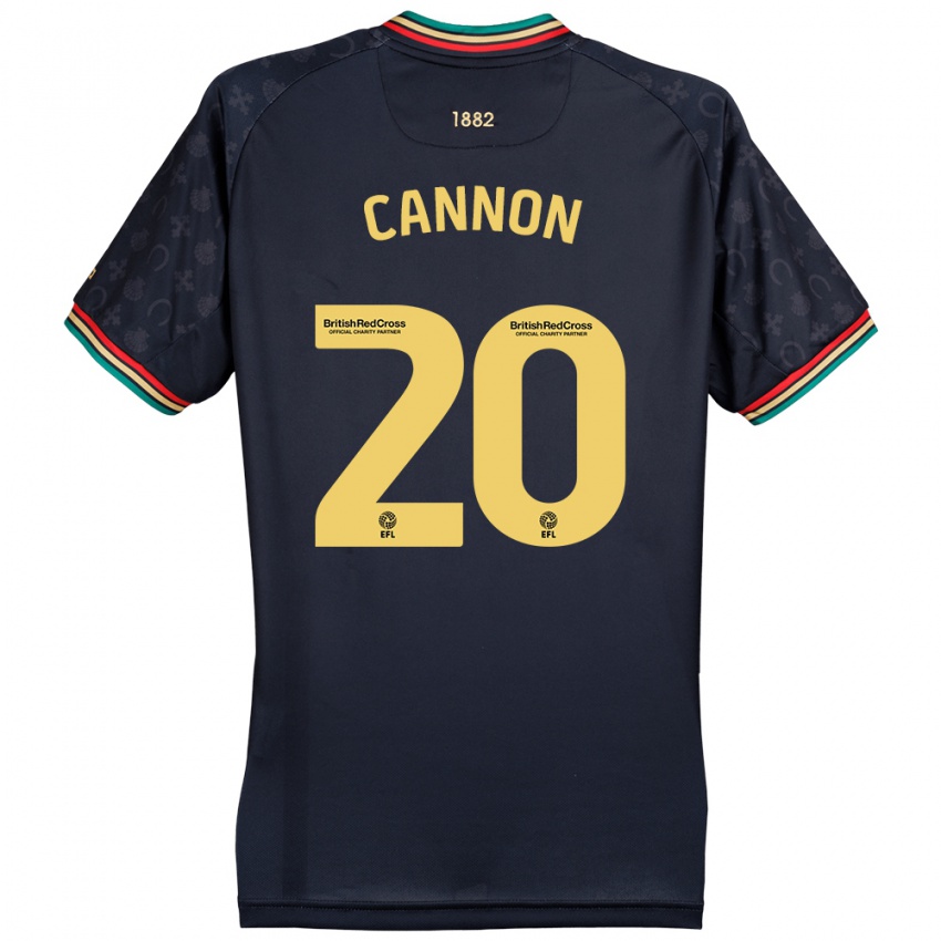 Dětské Reggie Cannon #20 Tmavě Tmavě Modrá Daleko Hráčské Dresy 2024/25 Dres