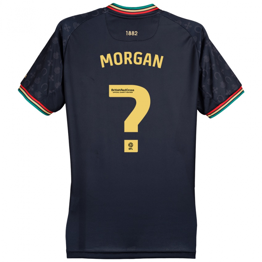 Dětské Kieran Morgan #0 Tmavě Tmavě Modrá Daleko Hráčské Dresy 2024/25 Dres