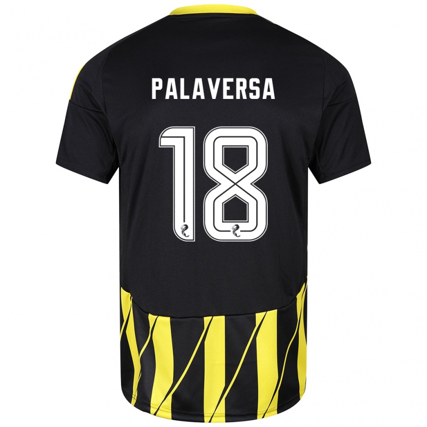 Dětské Ante Palaversa #18 Černá Žlutá Daleko Hráčské Dresy 2024/25 Dres