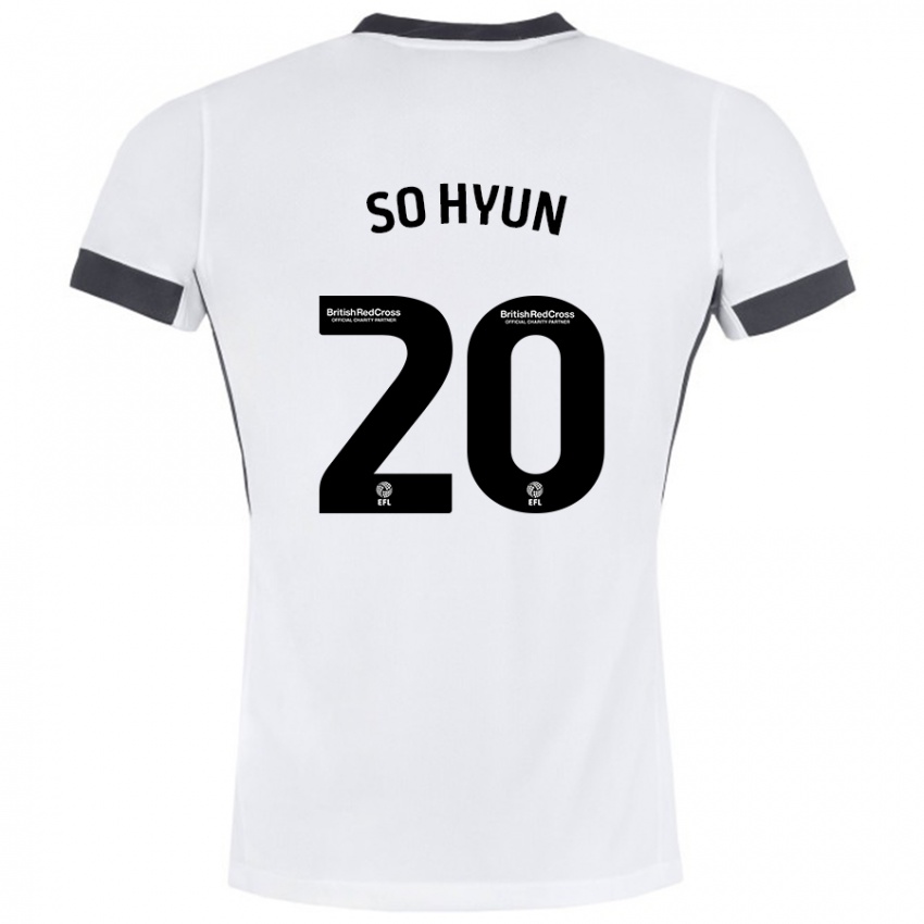 Dětské Cho So-Hyun #20 Bílá Černá Daleko Hráčské Dresy 2024/25 Dres