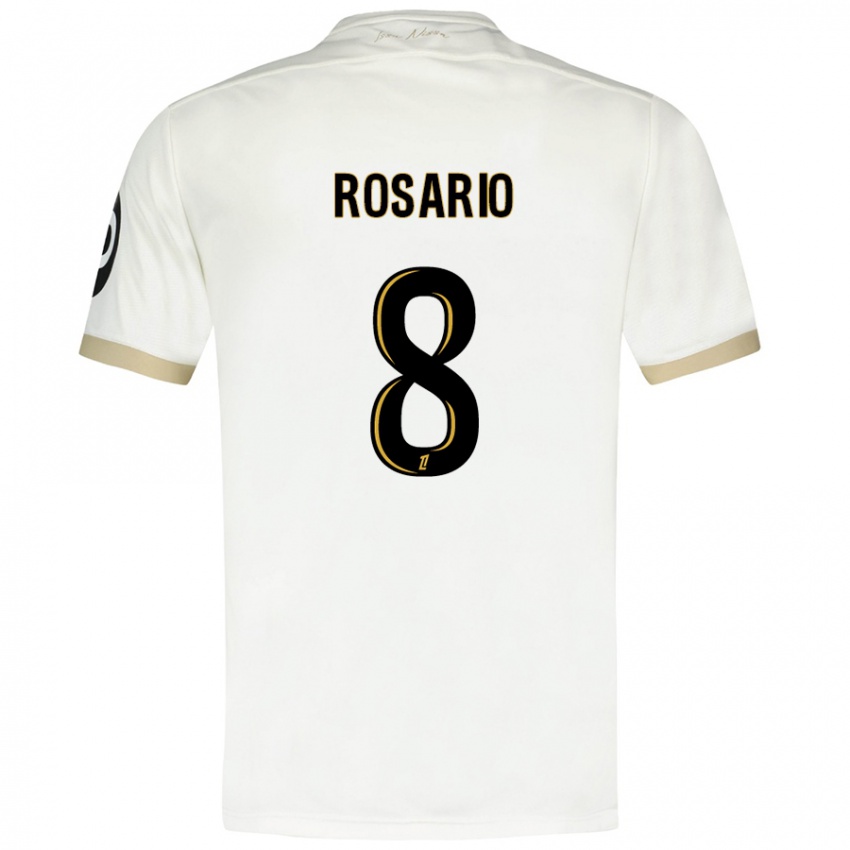 Dětské Pablo Rosario #8 Bílé Zlato Daleko Hráčské Dresy 2024/25 Dres