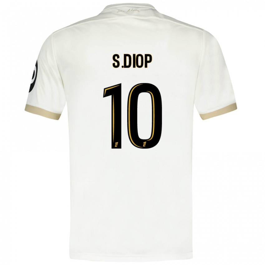 Dětské Sofiane Diop #10 Bílé Zlato Daleko Hráčské Dresy 2024/25 Dres