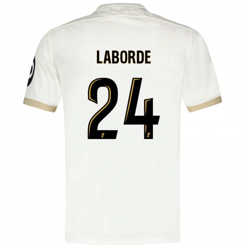 Dětské Gaëtan Laborde #24 Bílé Zlato Daleko Hráčské Dresy 2024/25 Dres