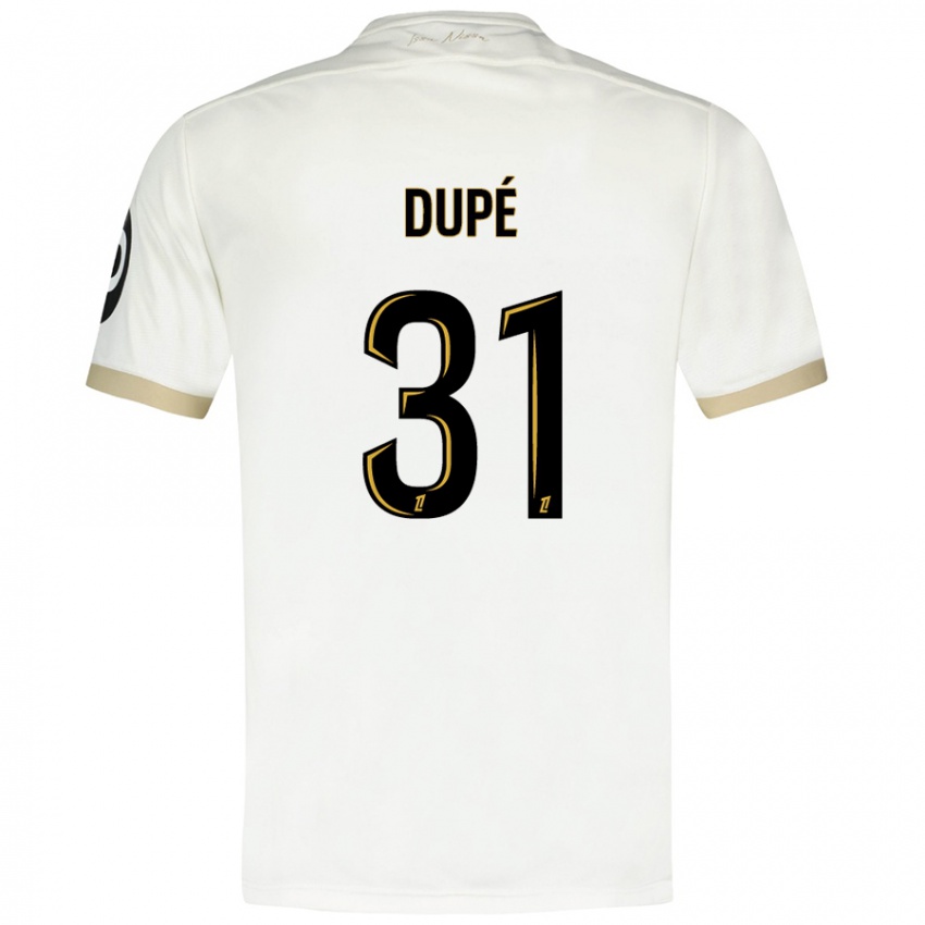 Dětské Maxime Dupé #31 Bílé Zlato Daleko Hráčské Dresy 2024/25 Dres