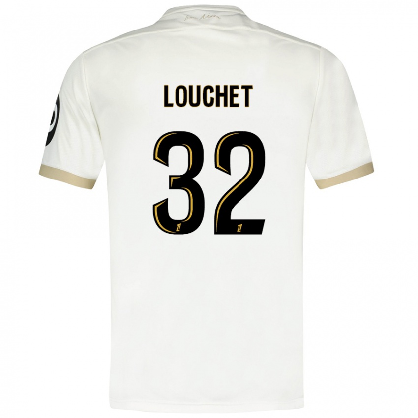 Dětské Tom Louchet #32 Bílé Zlato Daleko Hráčské Dresy 2024/25 Dres