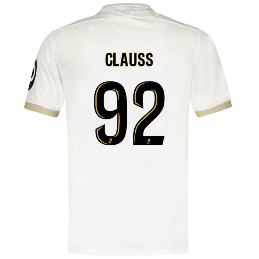 Dětské Jonathan Clauss #92 Bílé Zlato Daleko Hráčské Dresy 2024/25 Dres