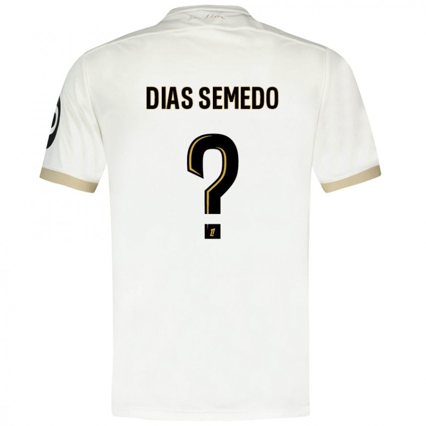 Dětské Samuel Dias Semedo #0 Bílé Zlato Daleko Hráčské Dresy 2024/25 Dres