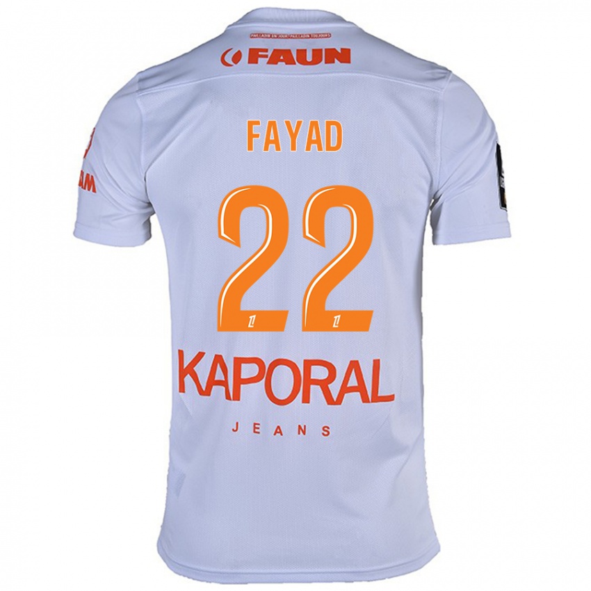 Dětské Khalil Fayad #22 Bílý Daleko Hráčské Dresy 2024/25 Dres