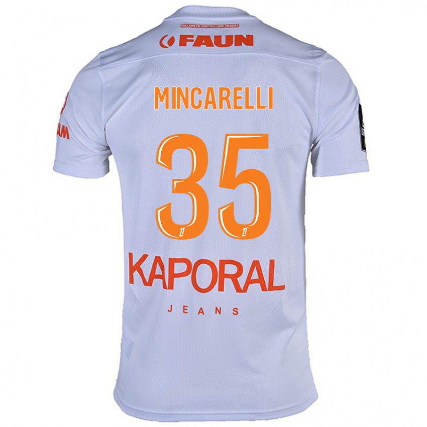 Dětské Lucas Mincarelli #35 Bílý Daleko Hráčské Dresy 2024/25 Dres