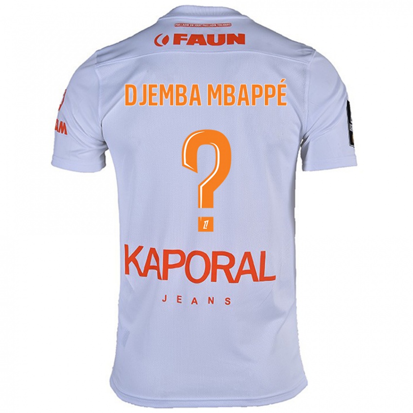 Dětské Yvan Djemba Mbappé #0 Bílý Daleko Hráčské Dresy 2024/25 Dres