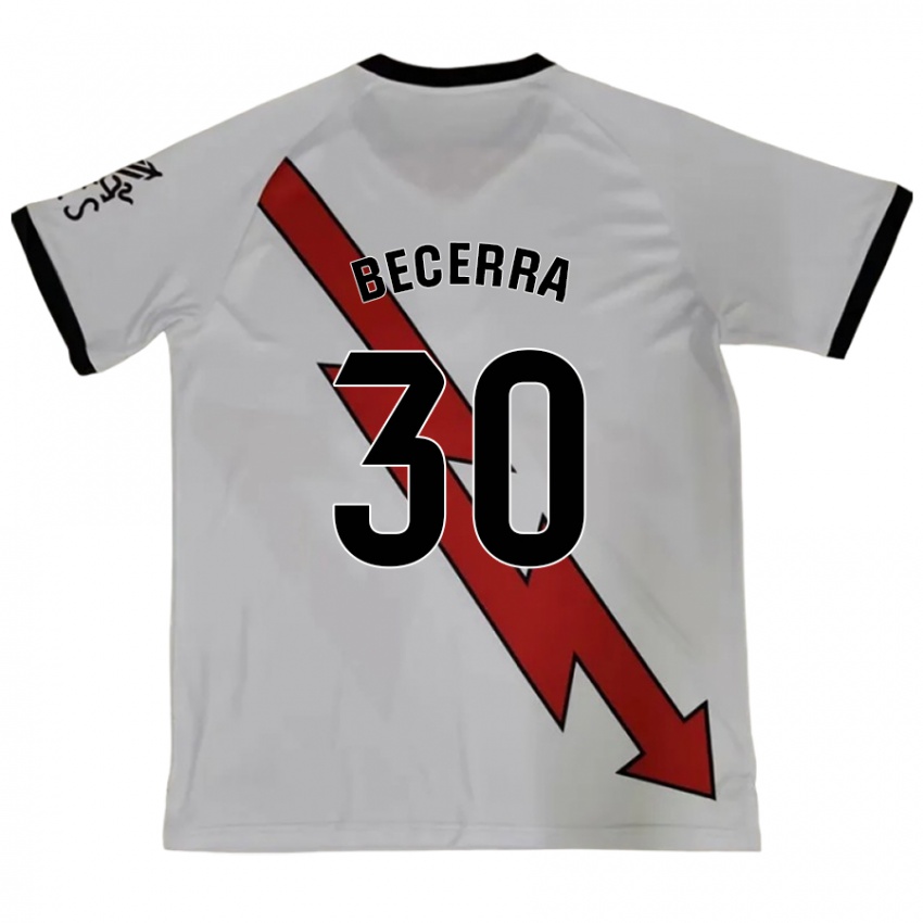 Dětské Samuel Becerra #30 Červený Daleko Hráčské Dresy 2024/25 Dres