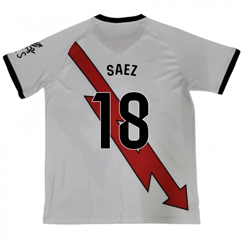 Dětské Camila Sáez #18 Červený Daleko Hráčské Dresy 2024/25 Dres