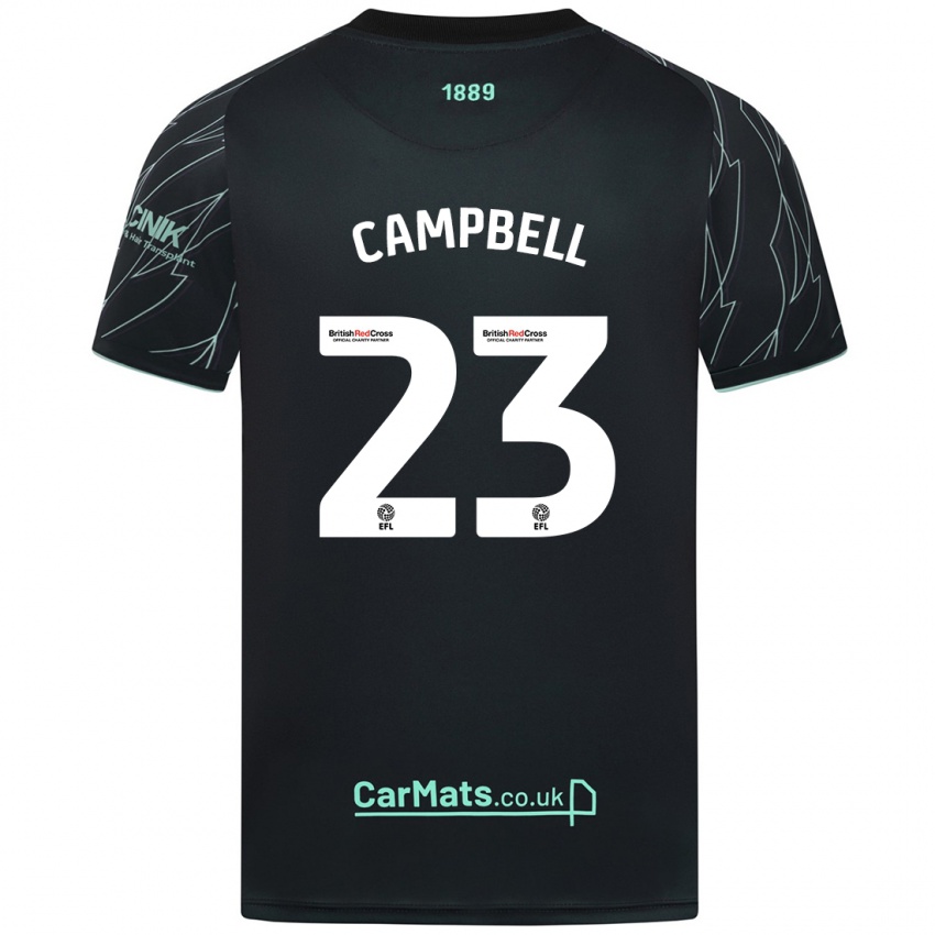 Dětské Tyrese Campbell #23 Černo Zelená Daleko Hráčské Dresy 2024/25 Dres