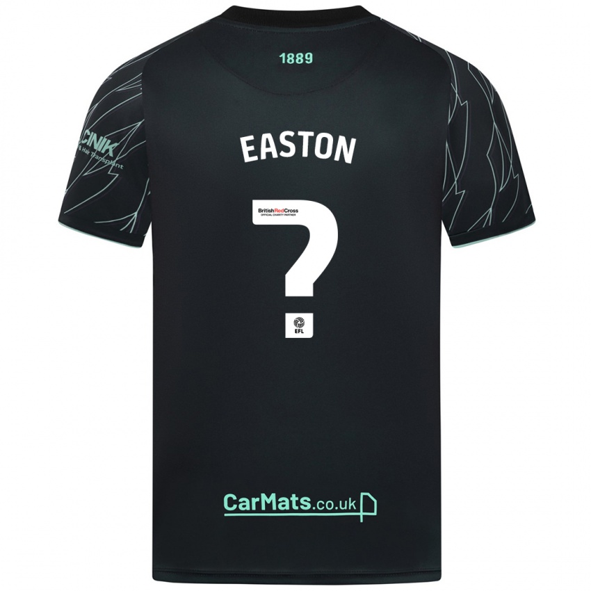 Dětské Evan Easton #0 Černo Zelená Daleko Hráčské Dresy 2024/25 Dres