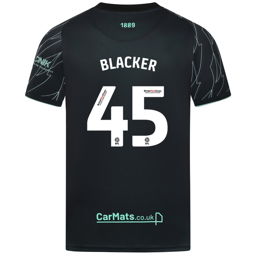 Dětské Billy Blacker #45 Černo Zelená Daleko Hráčské Dresy 2024/25 Dres