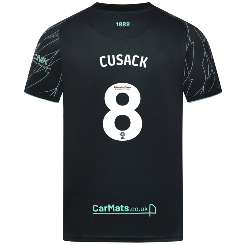 Dětské Maddy Cusack † #8 Černo Zelená Daleko Hráčské Dresy 2024/25 Dres