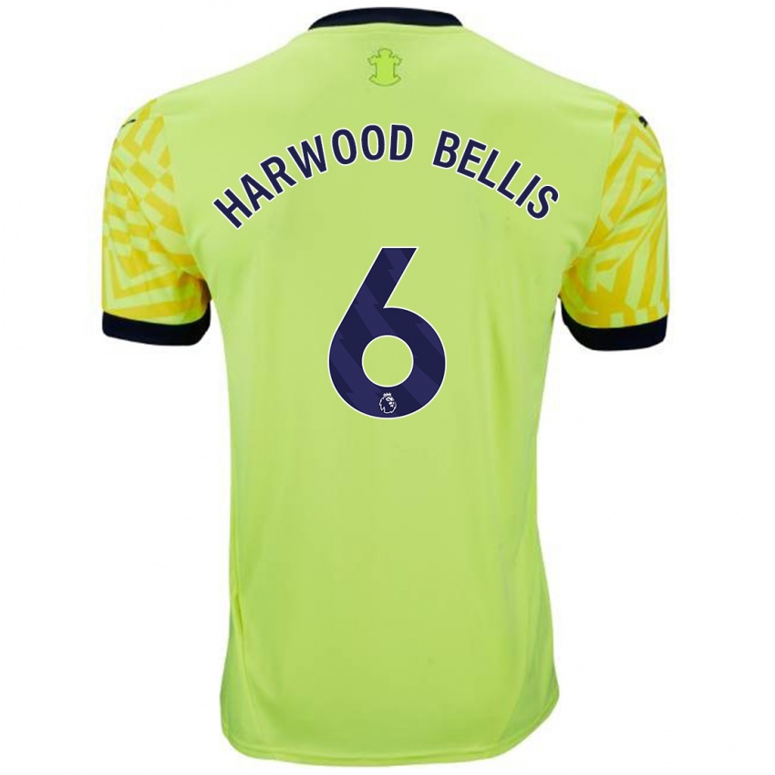 Dětské Taylor Harwood-Bellis #6 Žluť Daleko Hráčské Dresy 2024/25 Dres