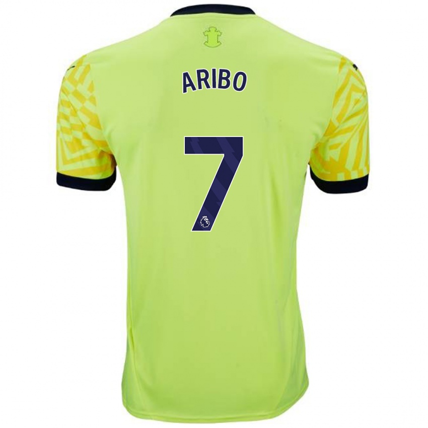 Dětské Joe Aribo #7 Žluť Daleko Hráčské Dresy 2024/25 Dres