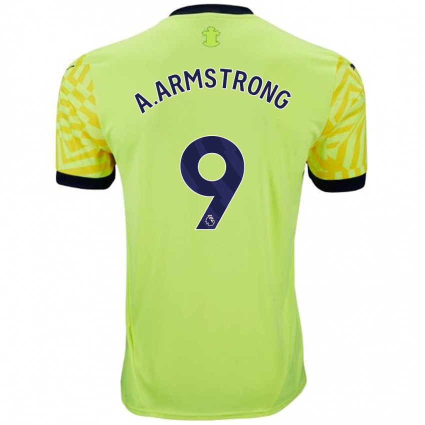 Dětské Adam Armstrong #9 Žluť Daleko Hráčské Dresy 2024/25 Dres