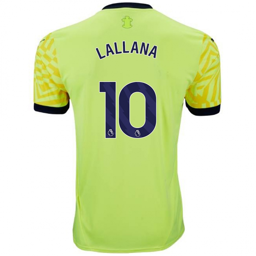 Dětské Adam Lallana #10 Žluť Daleko Hráčské Dresy 2024/25 Dres