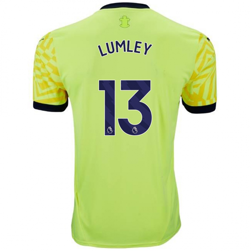 Dětské Joe Lumley #13 Žluť Daleko Hráčské Dresy 2024/25 Dres