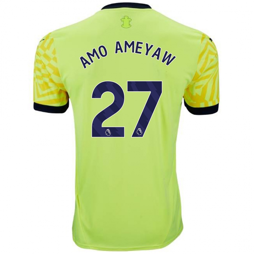 Dětské Samuel Amo-Ameyaw #27 Žluť Daleko Hráčské Dresy 2024/25 Dres