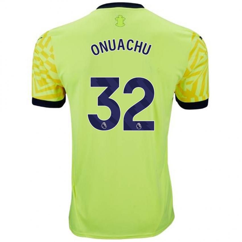 Dětské Paul Onuachu #32 Žluť Daleko Hráčské Dresy 2024/25 Dres