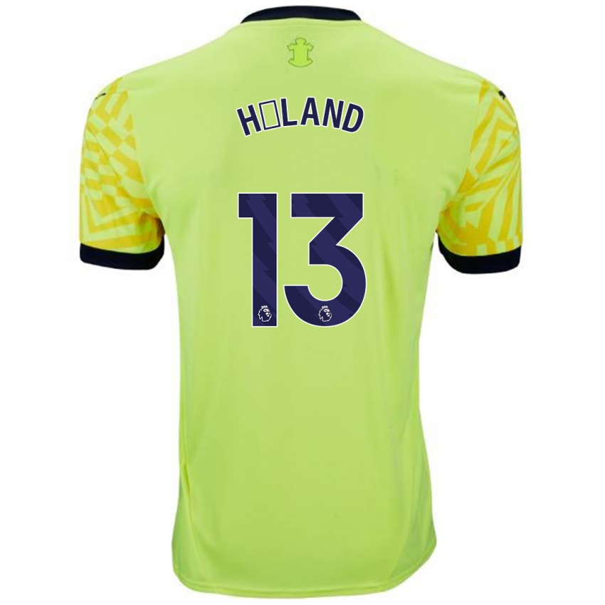 Dětské Benedicte Håland #13 Žluť Daleko Hráčské Dresy 2024/25 Dres