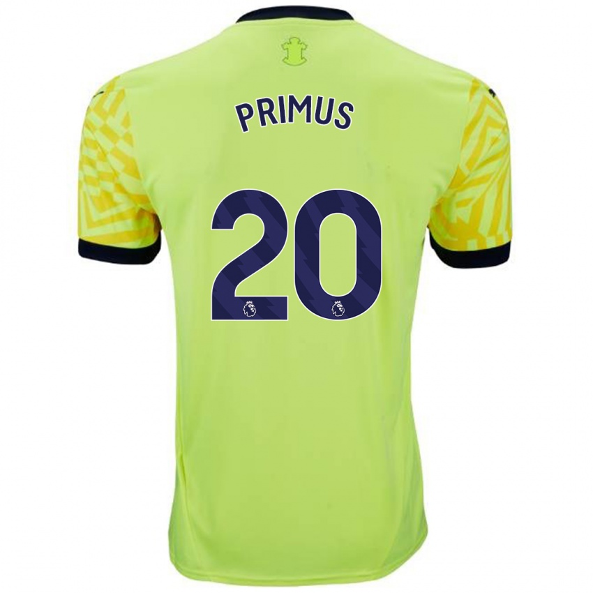 Dětské Atlanta Primus #20 Žluť Daleko Hráčské Dresy 2024/25 Dres