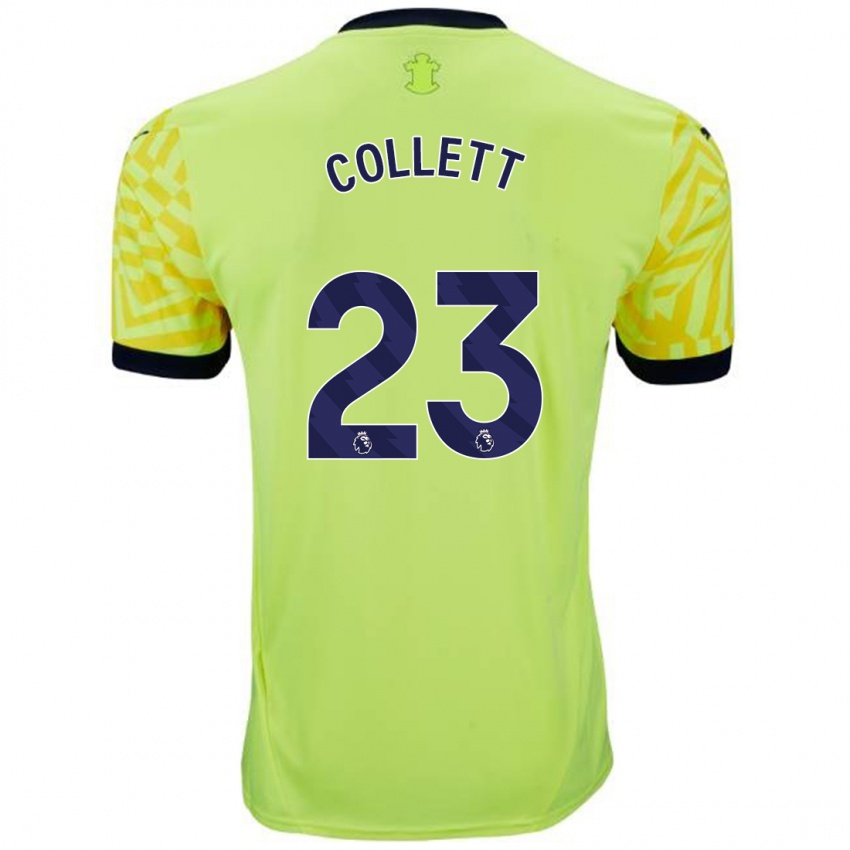 Dětské Megan Collett #23 Žluť Daleko Hráčské Dresy 2024/25 Dres