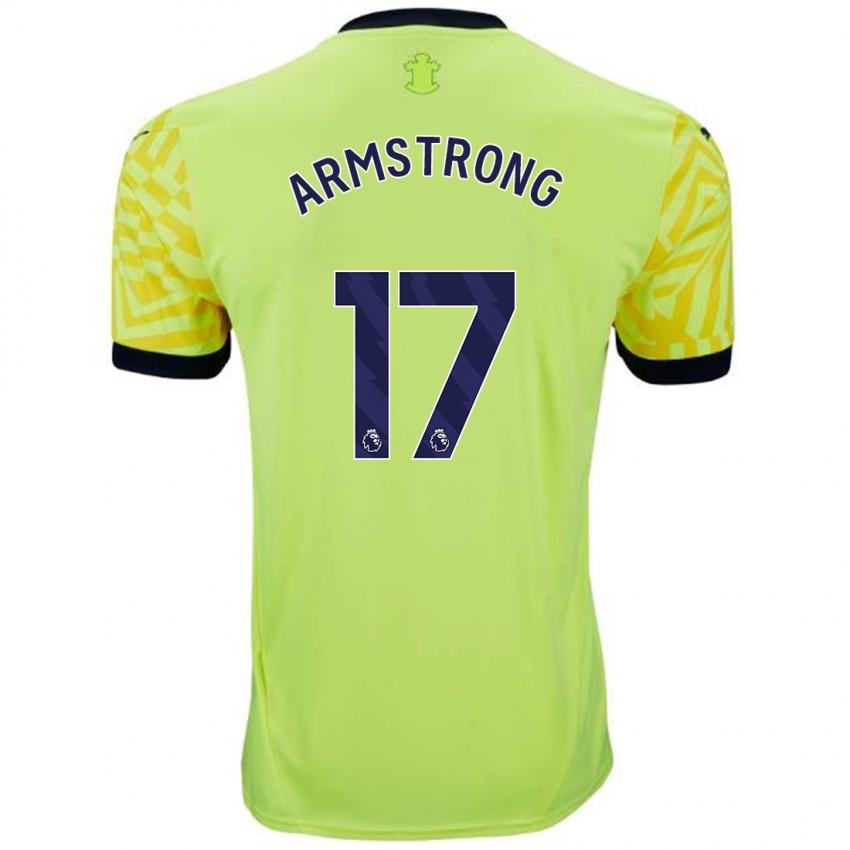 Dětské Stuart Armstrong #17 Žluť Daleko Hráčské Dresy 2024/25 Dres