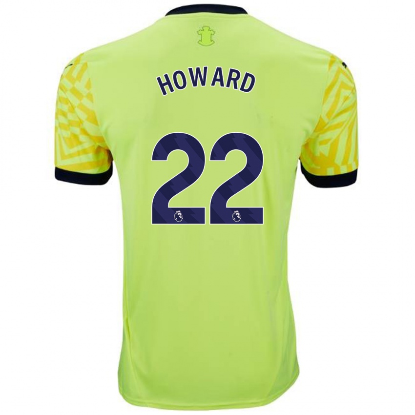 Dětské Bethany-May Howard #22 Žluť Daleko Hráčské Dresy 2024/25 Dres