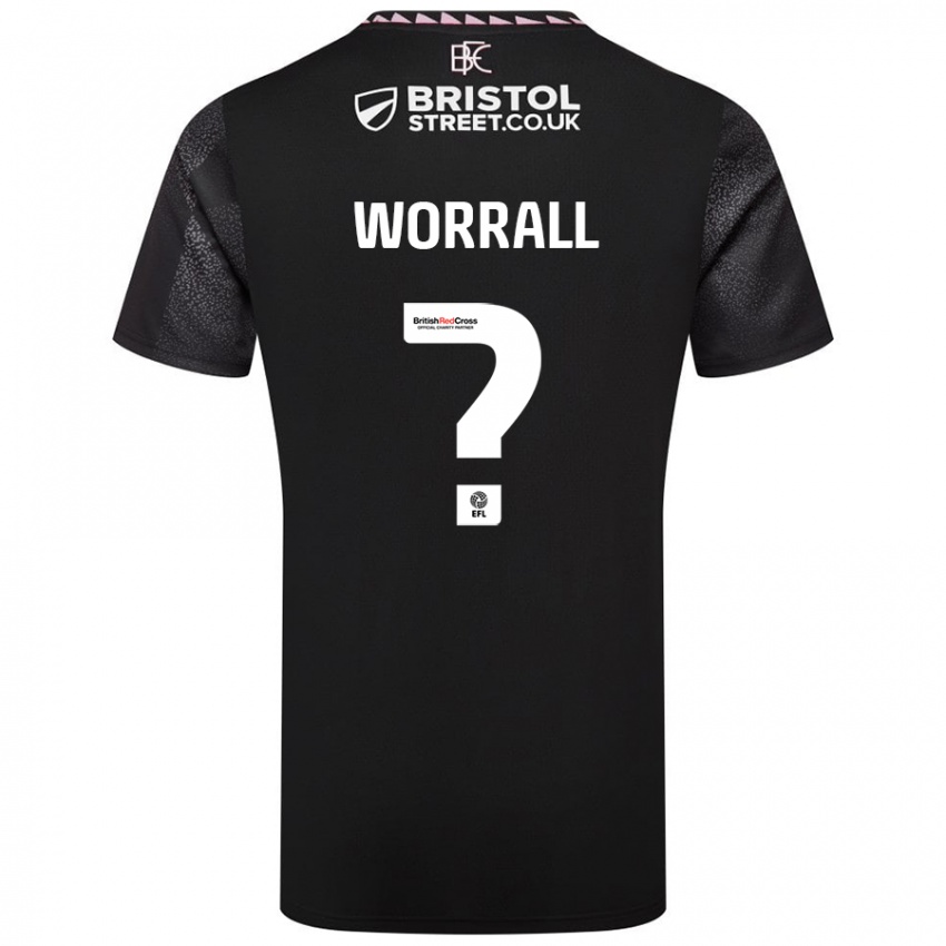 Dětské Joe Worrall #0 Černý Daleko Hráčské Dresy 2024/25 Dres