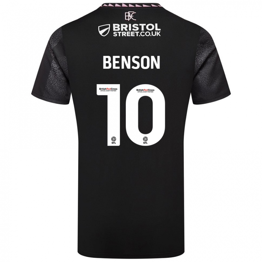 Dětské Benson Manuel #10 Černý Daleko Hráčské Dresy 2024/25 Dres