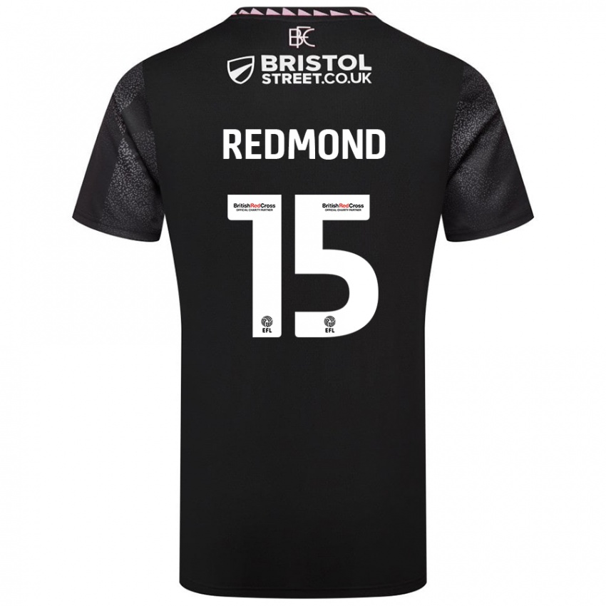 Dětské Nathan Redmond #15 Černý Daleko Hráčské Dresy 2024/25 Dres